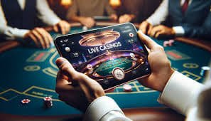 Live dealer Big Time Gaming studio with multiple camera angles and professional setup